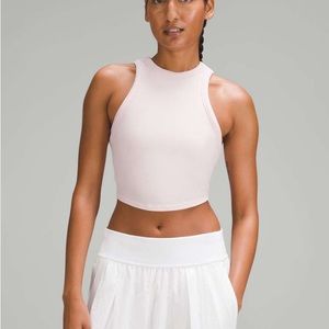 lululemon NWT Hold Tight Cropped Tank in Flush Pink